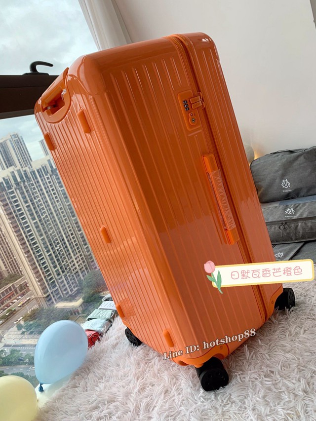 RIMOWA行李箱四輪拉杆箱 日默瓦Trunk方胖子運動版pc款TFBOYS易烊千璽代言彩色行李箱 gdx1537